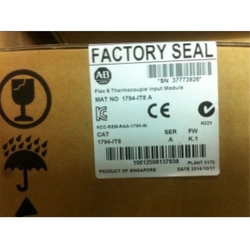 NEW Original 1794-IT8 AB Allen-Bradley Flex 8 Thermocouple Input Module Unopened Box