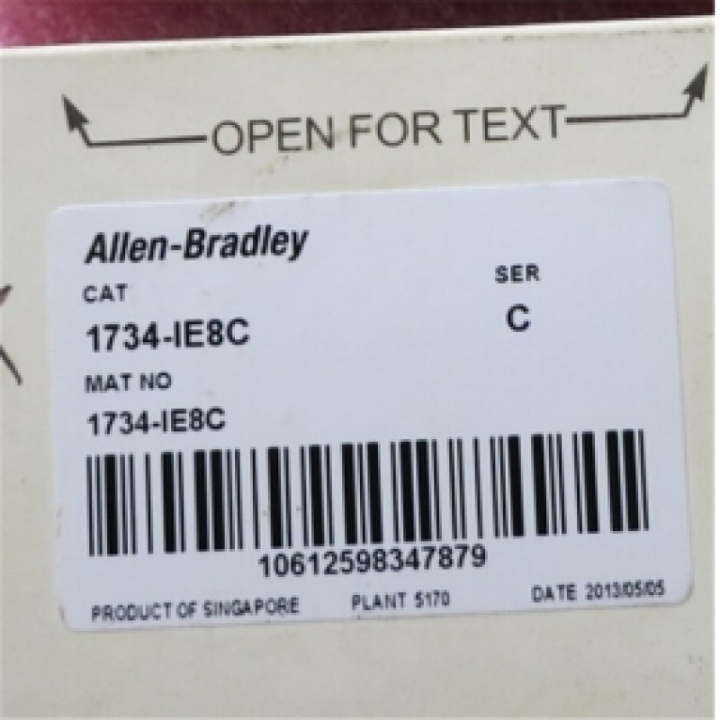 NEW Original 1734-IE8C AB Allen-Bradley POINT I/O 8 Point Analog Input Module Unopened Box