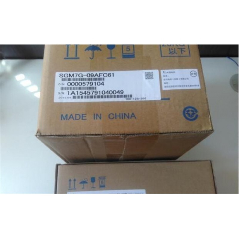 SGD7S-7R6A00A+SGM7G-09AFC61  YASKAWA  ?-7-Series  200V  850W  5.39NM  1500r/min AC Rotary Servomotor Drive Kit