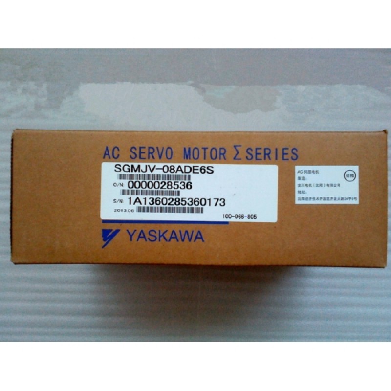 SGMJV-08ADE6S (Update Version of SGMJV-08AAA61)  YASKAWA   200VAC  750W  2.39NM  3000rpm Rotary Servomotor with Oil seal