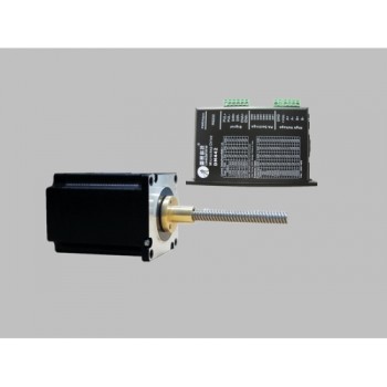 screw linear stepper drive motor kit NEMA23 57mm 2phase1.8N.M TR8*8(P2)150mm 18~40VDC Microstep 125 for 3D Printer  57HZ