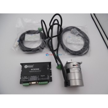 25W 1.6A 24VDC 0.08NM 3000RPM Brushless DC Servo Motor Dirve Kit pulse Control BLM57025-1000+ACS306