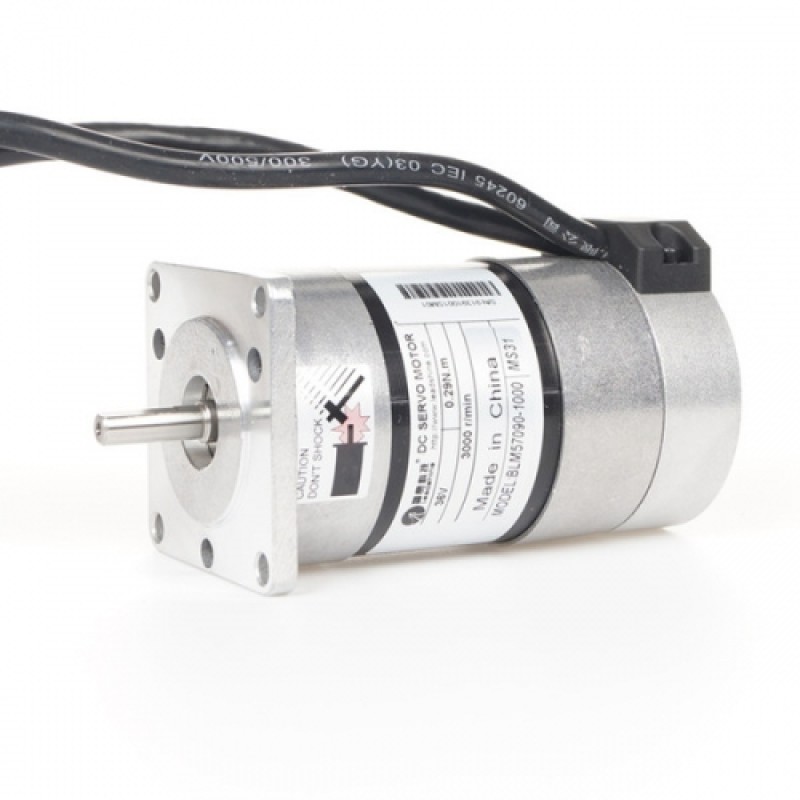 90W 36VDC 3.45A 0.29NM 3000RPM Brushless DC Servo Motor BLM57090-1000