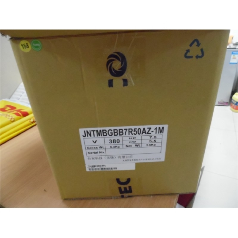 5.5KW 7.5HP 380V 400Hz TECO 7200MA VFD for Engrave Packaging Machine Tool 1Year Warranty