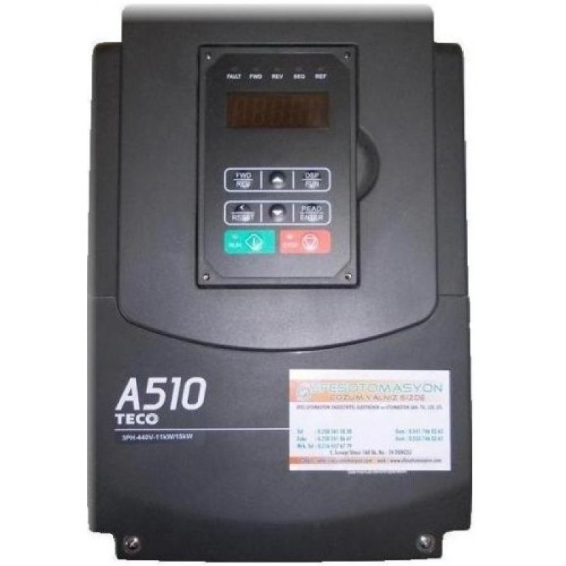 11KW 15HP 400Hz VFD 3Ph 380V A510 TECO Compressors Punch Press
