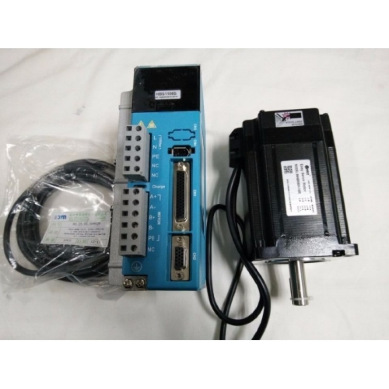Leadshine NEMA34 86mm 1143oz-in 8.0N.M 90-130VAC 2phase Stepper motor DSP Closed-Loop Drive kits 86HBM80H-1000+HBS1108S