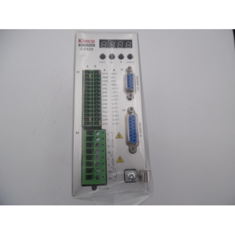 Kinco Servo Driver CD Series CD420-AA-000 0.2-0.75KW Single Phase AC220V+/-20% 47~63Hz New