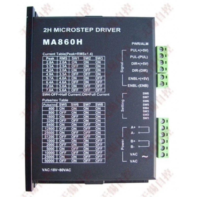 Ratio1:10 NEMA34 4A 4NM 572oz-in L 80mm Gear Reduction Motor+Drive CNC Router