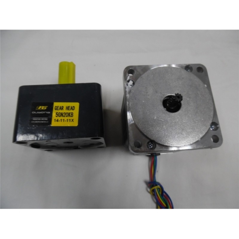 Ratio1:20 NEMA34 6A 6.5NM 929oz-in L 98mm Gear reducer Stepper Motor Packaging machinery