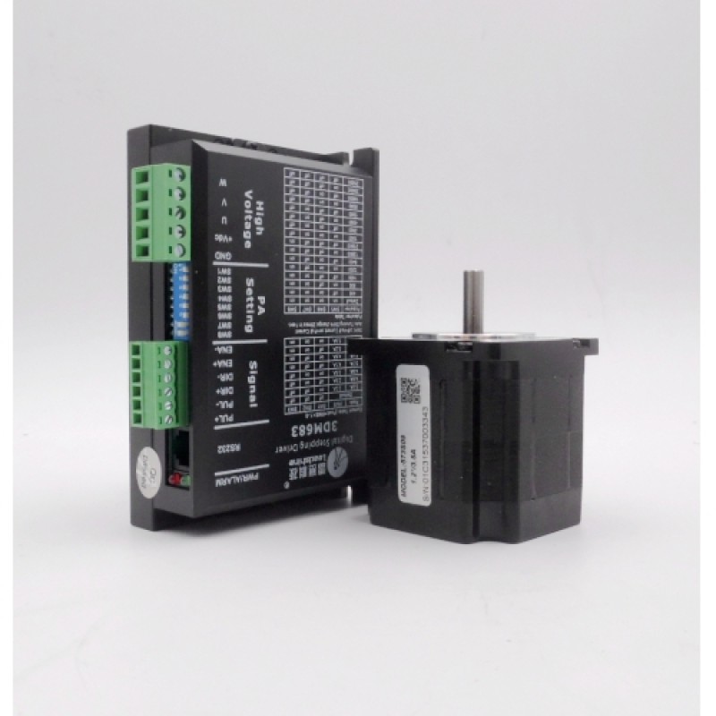 Leadshine NEMA23 57mm 128oz-in 0.9N.M 24-60VDC 3phase Stepper motor Drive kits 573S09+3DM683