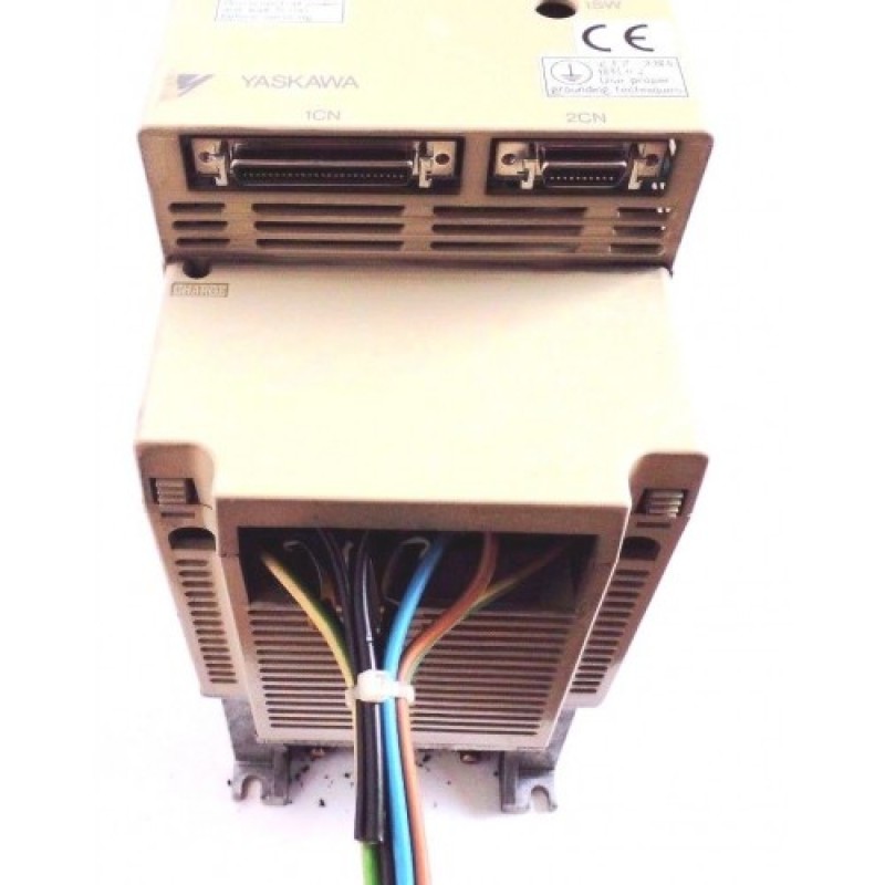 Yaskawa SGDB-10VD  +  SGMG-09V2A servo drive kit package USED with power cable and encoder cable