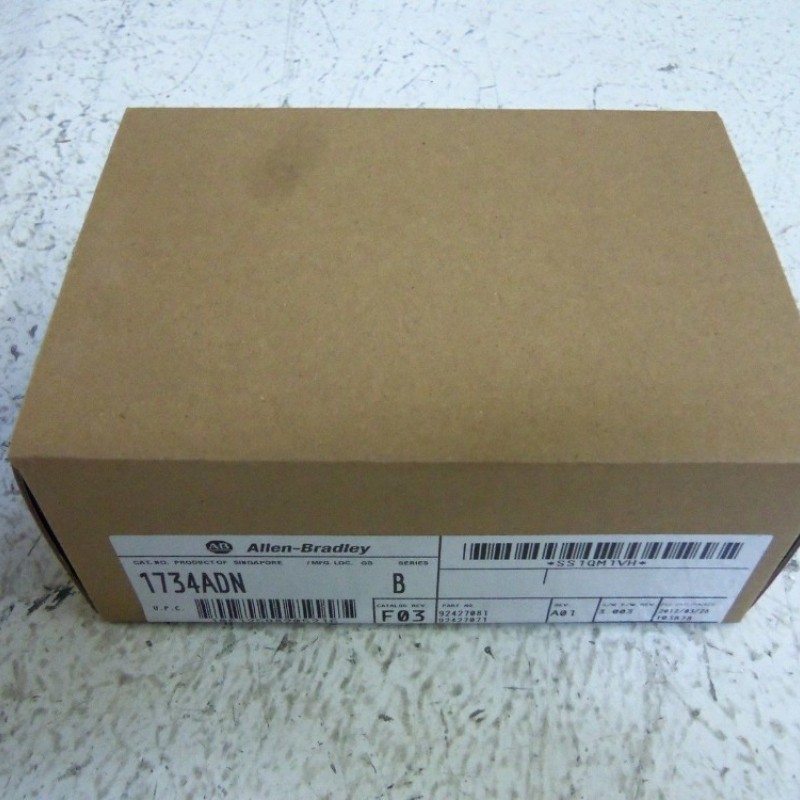 1734-ADN AB PLC 10-28.8VDC 63 POINT I/O modules DeviceNet 1734 Series Original brand new