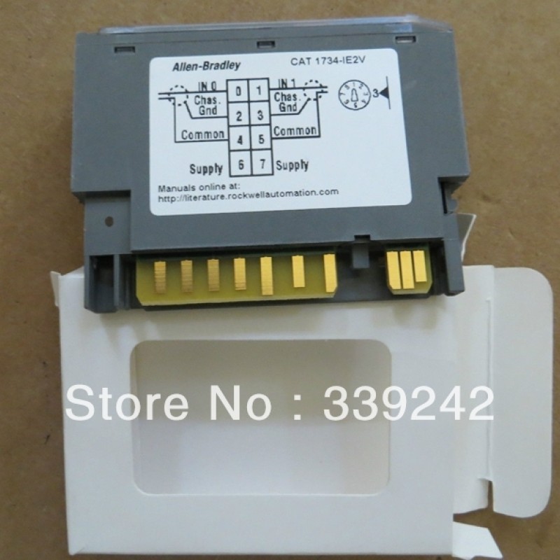 1734-IE2V AB Allen-Bradley PLC 75mA 2 single-ended Analog Input Modules 1734 Series Original brand new