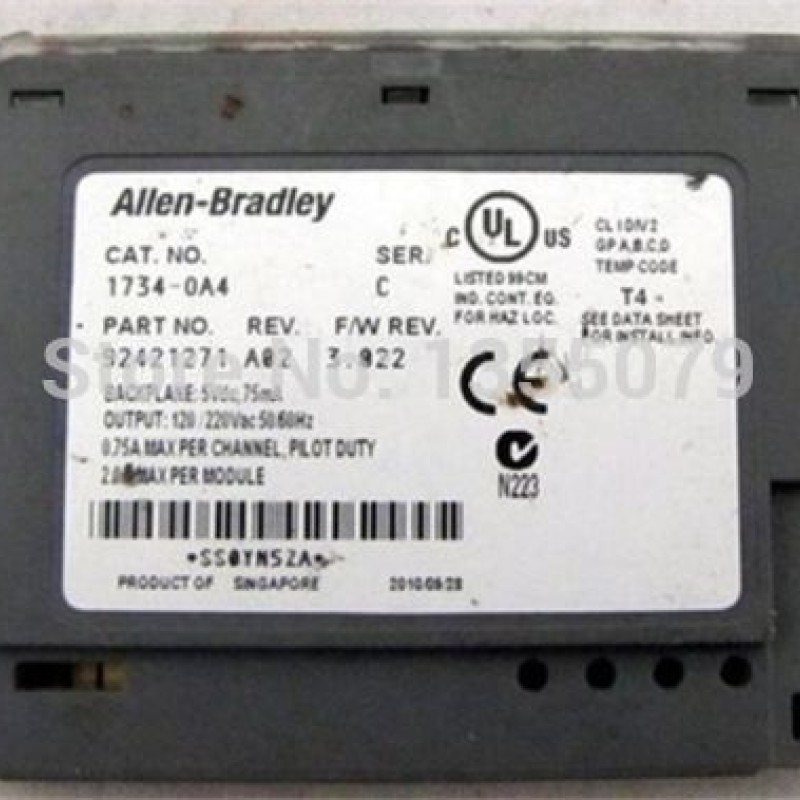 1734-OA4 AB PLC 75mA 4 Non-isolated current sourcing POINT Digital AC Output Modules 1734 Series Original brand new