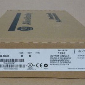 1746-OB16E AB Allen-Bradley PLC 10-30V DC Source Electronically fused DC outputs that automatically reset 1746 Series Or