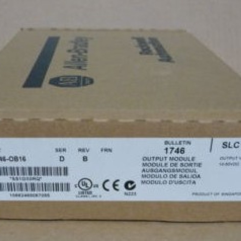 1746-OB16E AB Allen-Bradley PLC 10-30V DC Source Electronically fused DC outputs that automatically reset 1746 Series Or