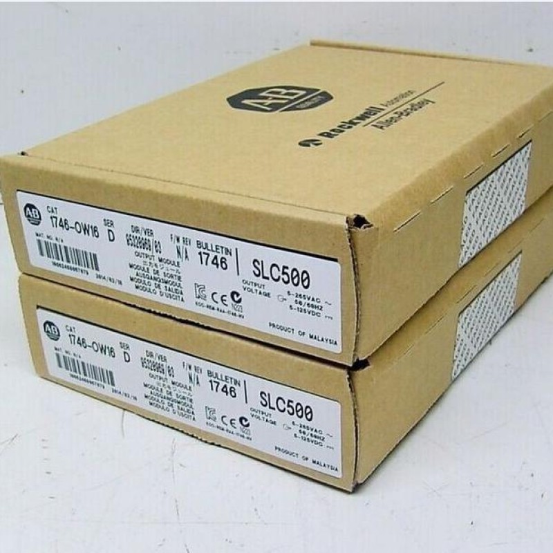 1746-OW16 Allen-Bradley PLC 1746 Digital Contact Output Modules 5-125V DC 5-265V AC 16(2 sets of 8) Output New
