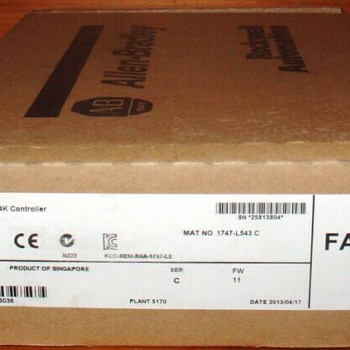 1747-L543 Allen-Bradley PLC SLC 5/04 Processor 4096 I/O 480 local Analog I/O New