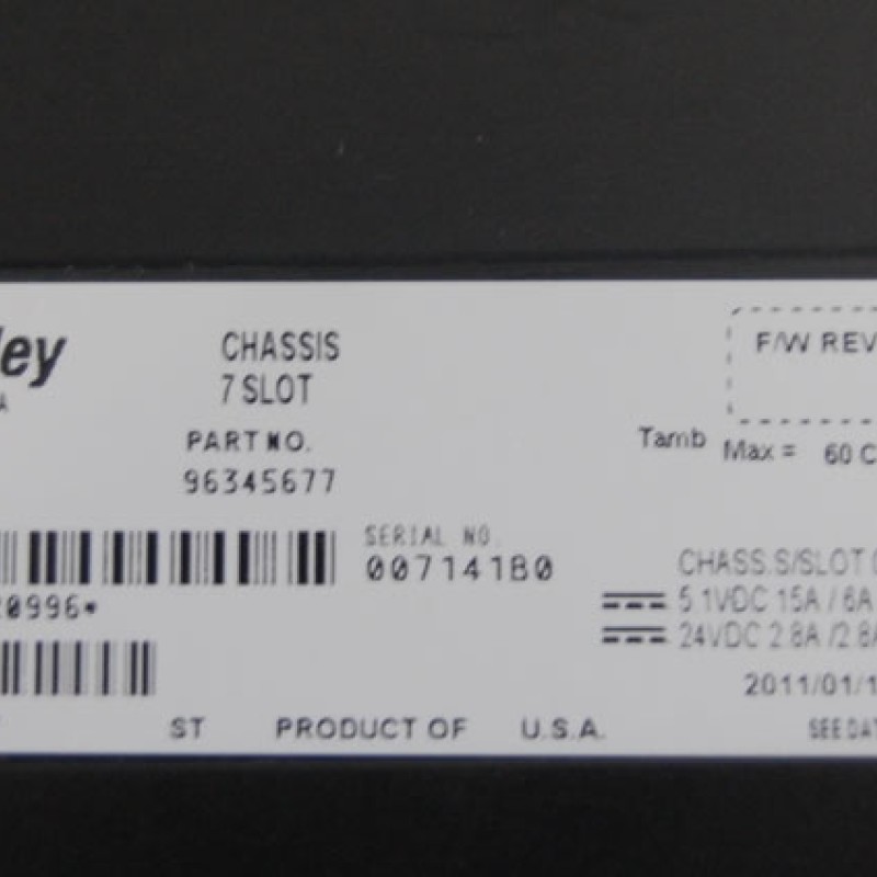 1756-A7 AB Allen-Bradley PLC Standard ControlLogix Chassis Black Panel 1756 Series Original brand new