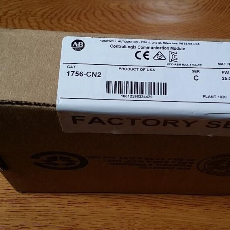 1756-CN2 AB Allen-Bradley PLC 5 Mbps Communication Rate ControlNet Communication Module 1756 Series Original brand new