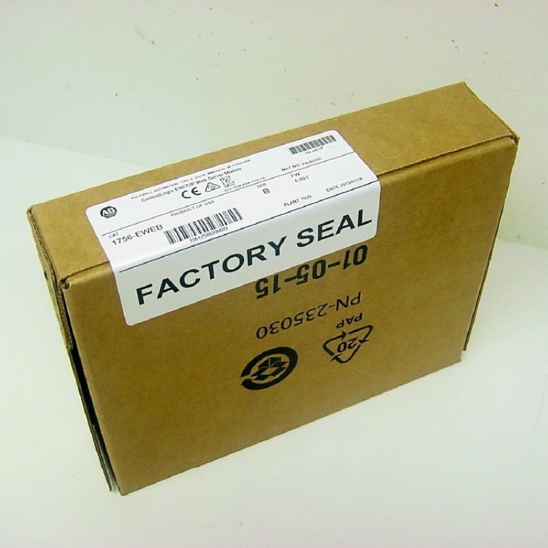 1756-EWEB AB Allen-Bradley PLC 100 Mbps Communication Rate ControlNet Communication Module 1756 Series Original brand ne