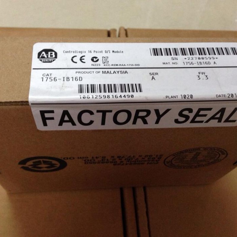 1756-IB16D Rockwell PLC CONTROLLOGIX serial NEW