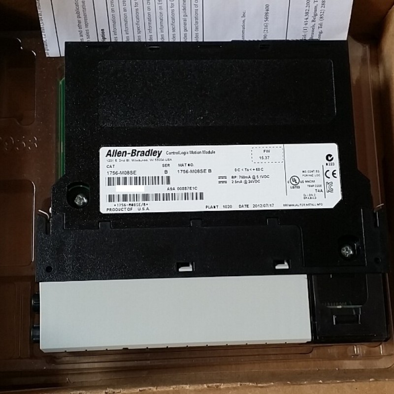 1756-M08SE Allen-Bradley PLC 8-Axis SERCOS Motion Control Module New