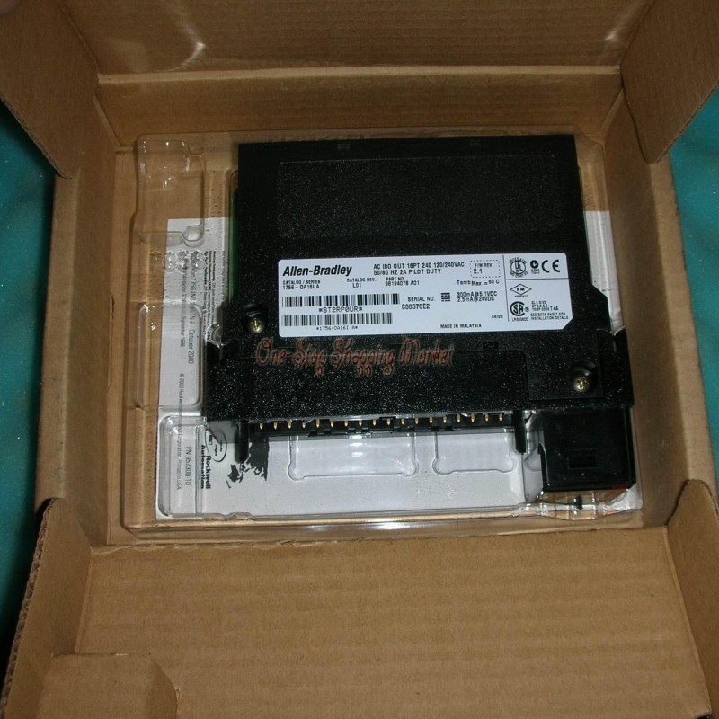 1756-OA16 Allen-Bradley PLC 16 Channel 74-265V AC Output Module(20 Pin) New