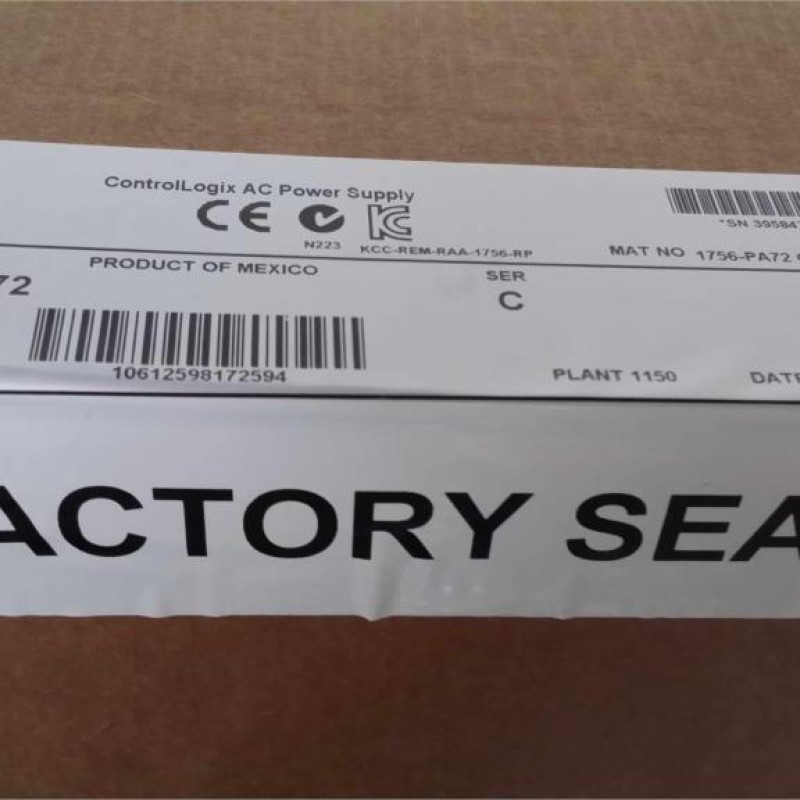 1756-PA72 Allen-Bradley PLC 120/240V AC-Input Power Supply New