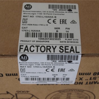 1763-L16AWA AB Allen-Bradley PLC 120/240V AC MicroLogix 1100 Controller 1763 Series Original brand new
