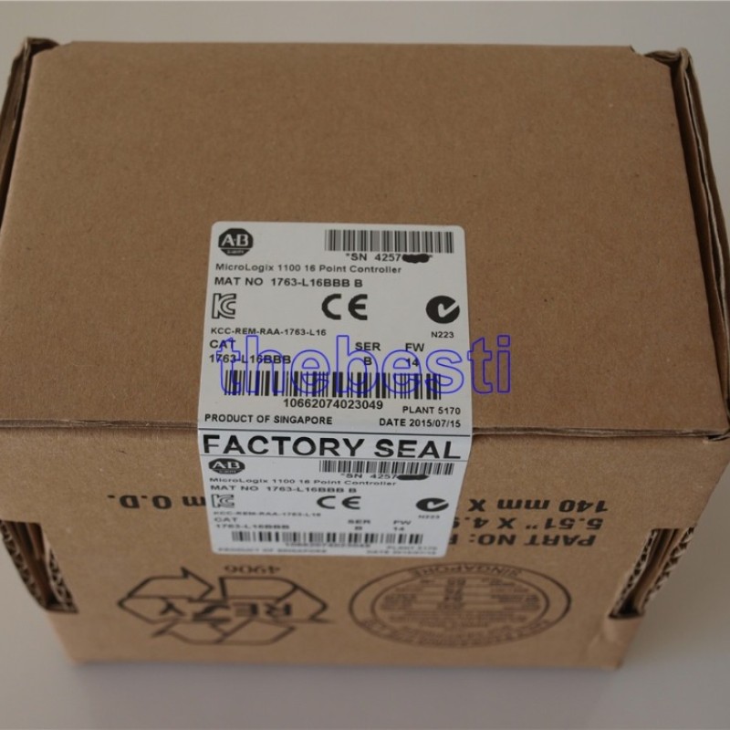 1763-L16BBB AB Allen-Bradley PLC 24VDC MicroLogix 1100 Controller 1763 Series Original brand new