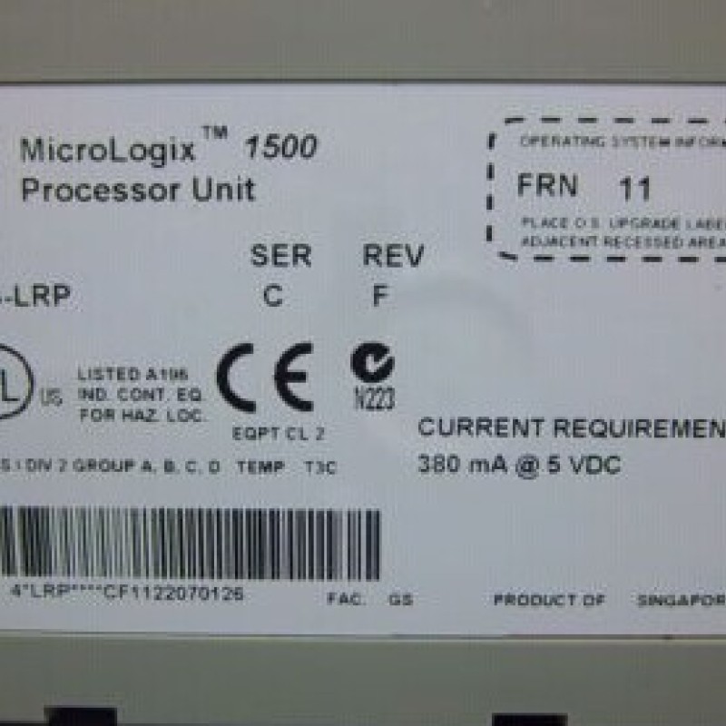 1764-LRP AB Allen-Bradley PLC MicroLogix?1500 Processor Unit 1764 Series Original brand new
