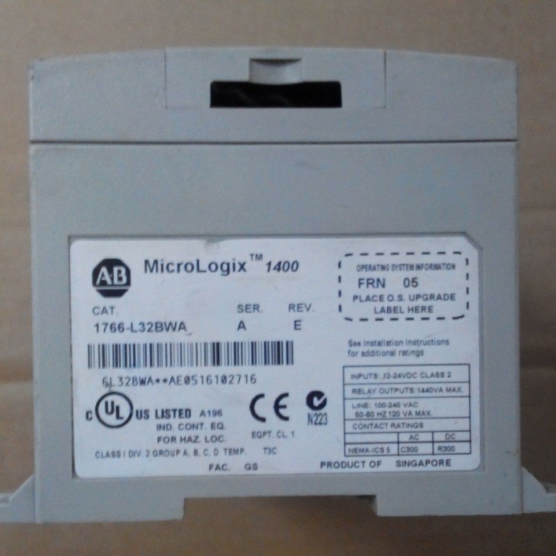 1766-L32BWA AB Allen-Bradley PLC 120/240V AC MicroLogix 1400 Controller 1766 Series Original brand new