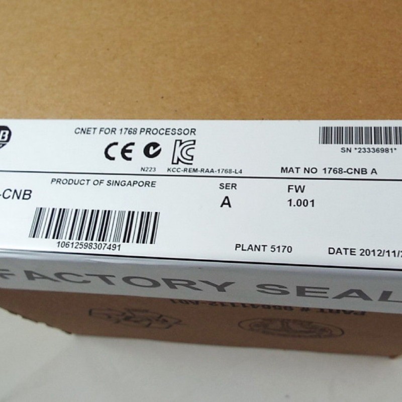 1768-CNB AB Allen-Bradley PLC CompactLogix ControlNet 1768 Series Original brand new