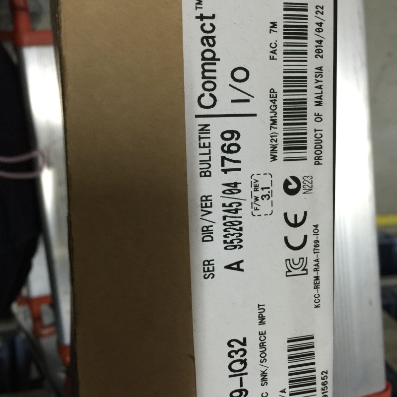 1769-IQ32 AB Allen-Bradley PLC 24VDC 32 inputs Compact Digital DC I/O Module 1769 Series Original brand new