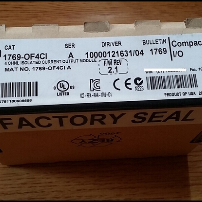 1769-OF4CI AB Allen-Bradley PLC 4 outputs differential individually isolated 1769 Series Original brand new