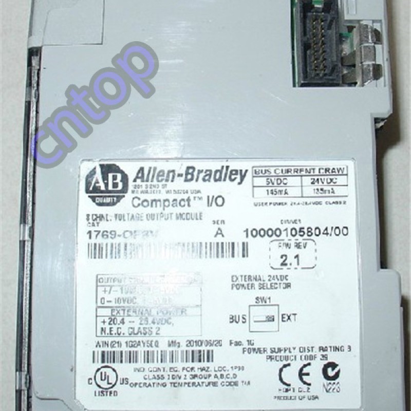 1769-OF8V AB Allen-Bradley PLC 8 outputs single-ended  Compact Analog I/O Module 1769 Series Original brand new