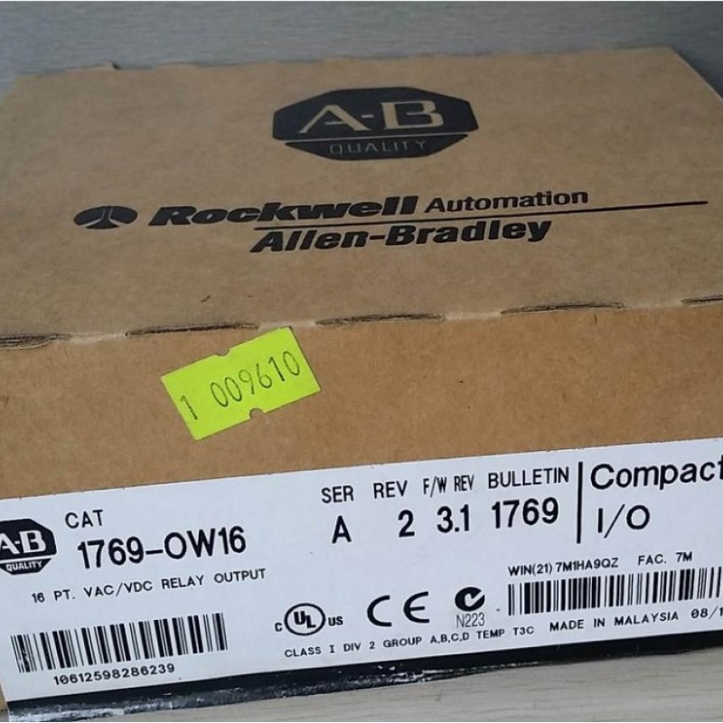 1769-OW16 AB Allen-Bradley PLC 16 Outputs  Compact Digital Contact Output Module 1769 Series Original brand new
