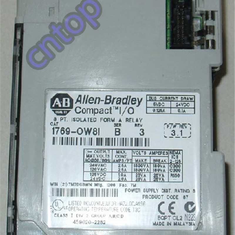 1769-OW8I AB Allen-Bradley PLC 8 outputs Compact Digital Contact Output Module 1769 Series Original brand new