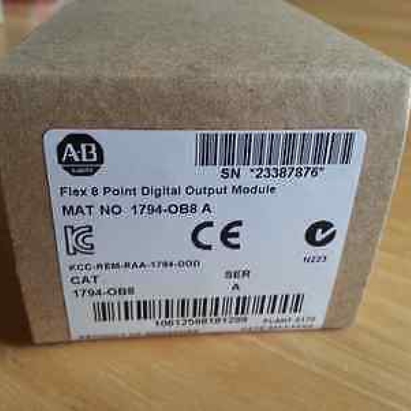 1794-OB8 AB Allen-Bradley PLC 24VDC 8 Current Sourcing FLEX Digital DC Output Module 1794 Series Original brand new