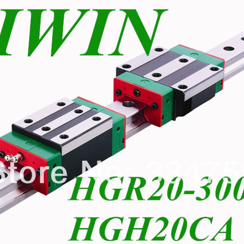 1m Linear Rail Guide HGR20 + Sliding Block HGH20CA HIWIN HG Series