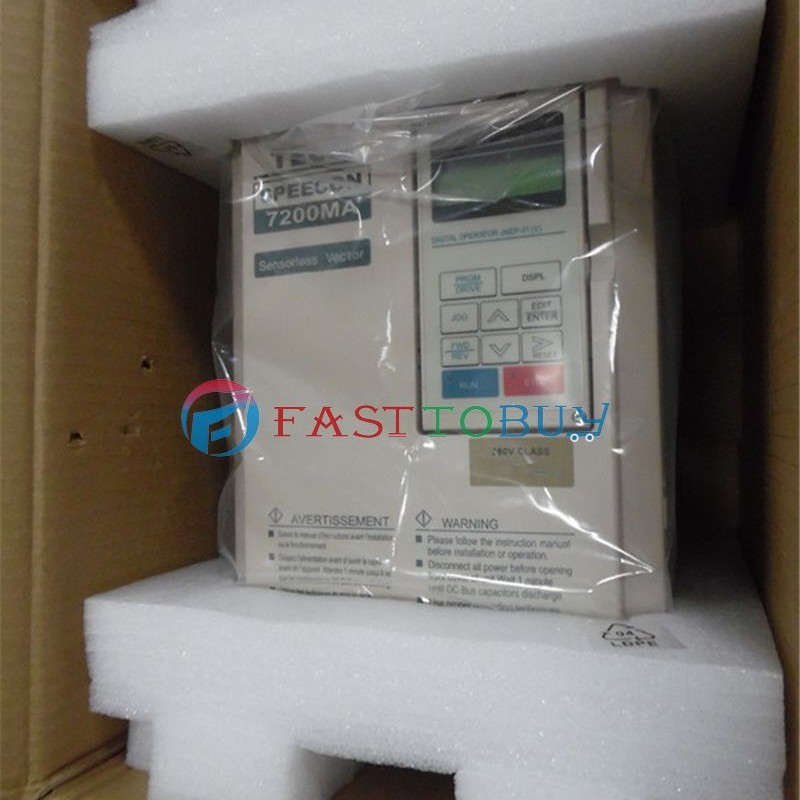 3.7KW 5HP 220V 400Hz TECO 7200MA VFD for Engrave Packaging Machine Tool 1Year Warranty