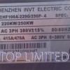 3-phase  380V 220.0/250.0KW 410/460A Input CHF100A-220G/250P-4 INVT Inverter NEW