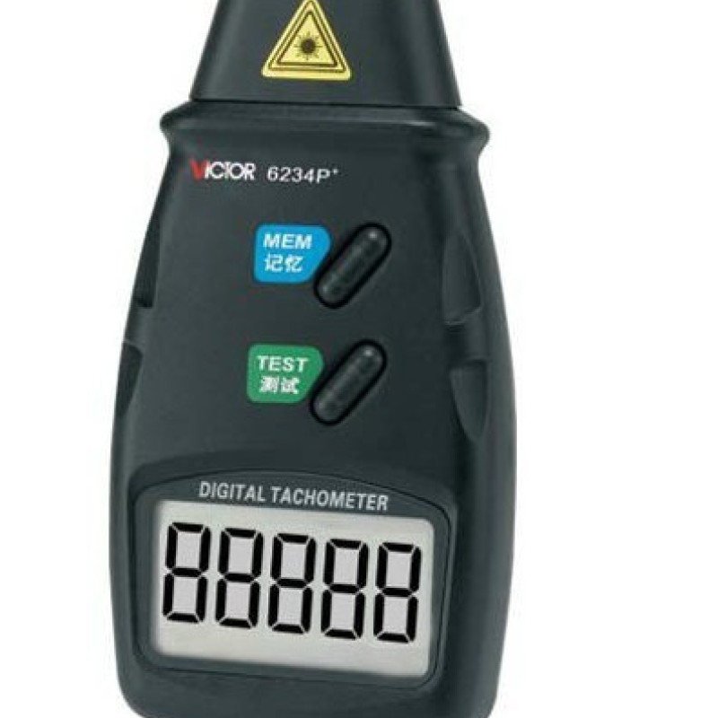 5-digit Digital Tachometer DM6234P+ VICTOR