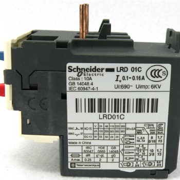5pcs/Lot LRD01C TeSys D Thermal Overload Relays 0.1-0.16A New