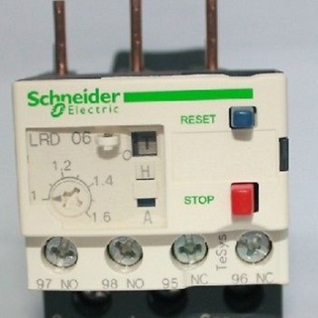 5pcs/Lot LRD06C TeSys D Thermal Overload Relays 1-1.6A New