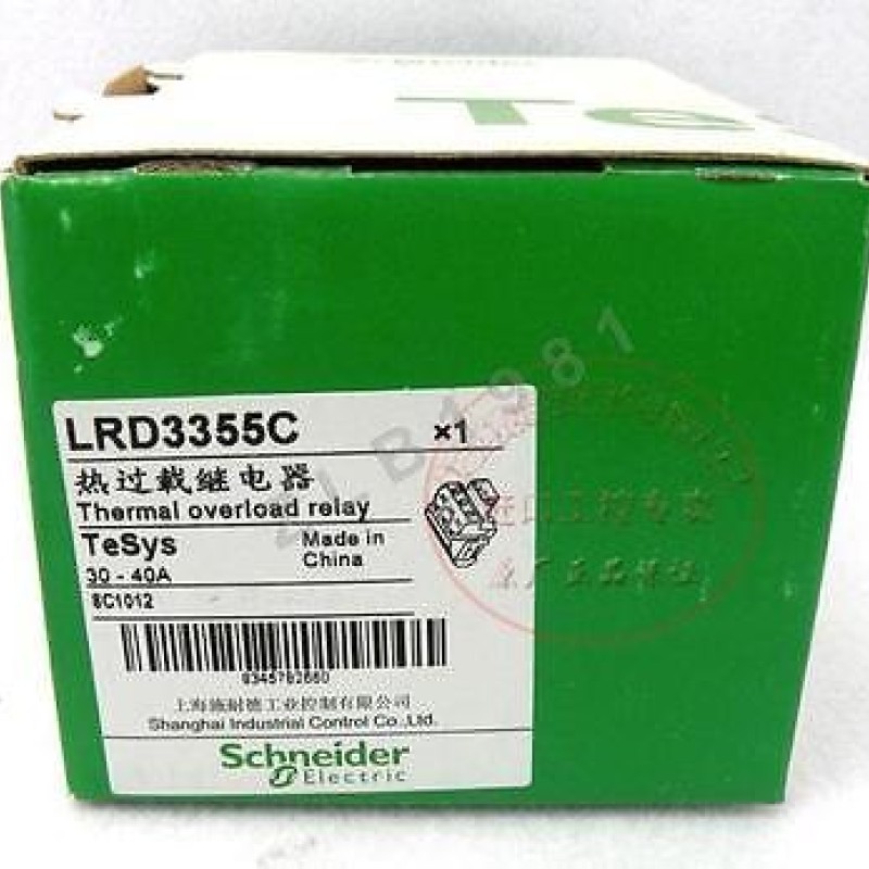 5pcs/Lot LRD3355C TeSys D Thermal  Relays 30-40A New