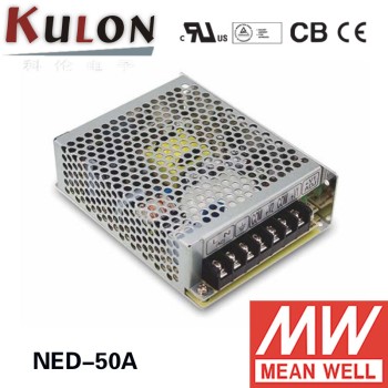 5pcs NED-50A MEAN WELL 50W 5V6A +12V3A Dual Output Switching Power Supply