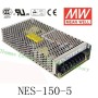 5pcs NES-150-5 MEAN WELL 150W 5V26A Single Output Switching Power Supply