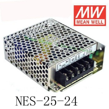 5pcs NES-25-24 MEAN WELL 25W 24V1.1A Single Output Switching Power Supply